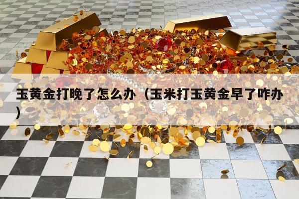 玉黄金打晚了怎么办（玉米打玉黄金早了咋办）