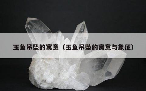 玉鱼吊坠的寓意（玉鱼吊坠的寓意与象征）