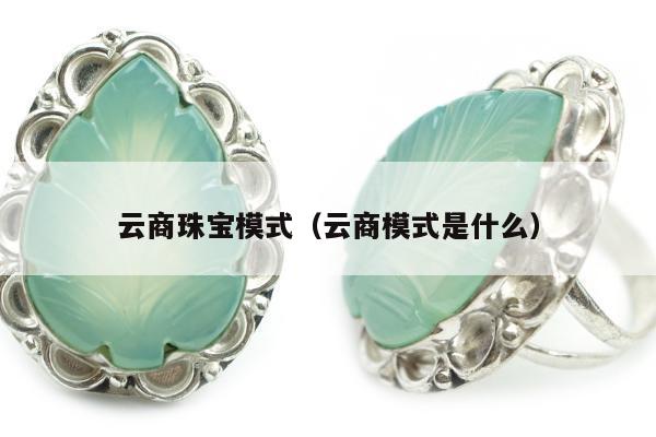 云商珠宝模式（云商模式是什么）