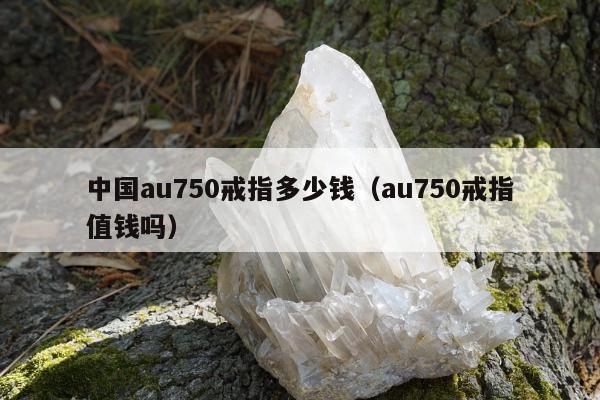 中国au750戒指多少钱（au750戒指值钱吗）