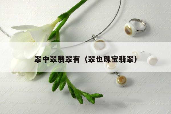 翠中翠翡翠有（翠也珠宝翡翠）