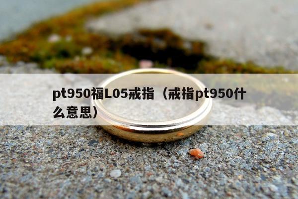 pt950福L05戒指（戒指pt950什么意思）