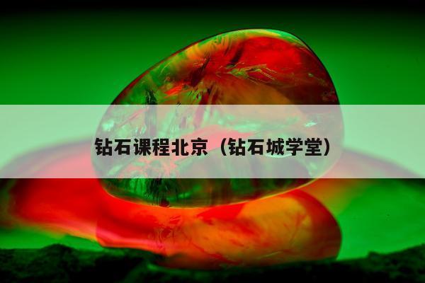 钻石课程北京（钻石城学堂）