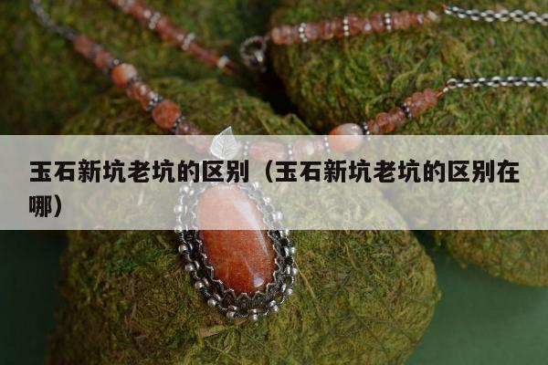 玉石新坑老坑的区别（玉石新坑老坑的区别在哪）