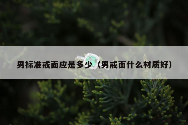 男标准戒面应是多少（男戒面什么材质好）