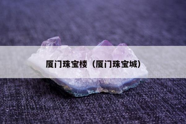 厦门珠宝楼（厦门珠宝城）