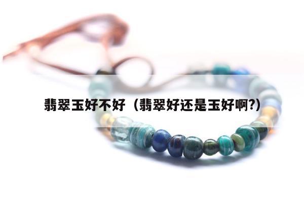 翡翠玉好不好（翡翠好还是玉好啊?）