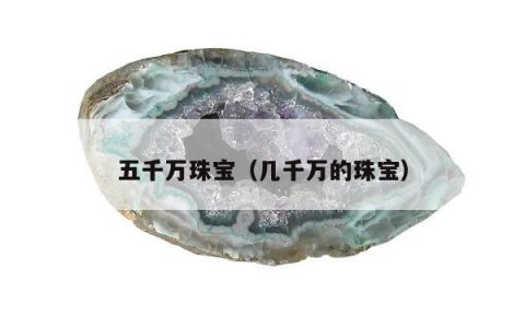 五千万珠宝（几千万的珠宝）
