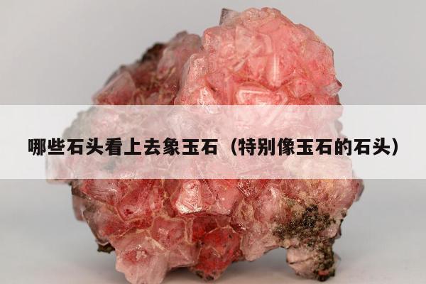 哪些石头看上去象玉石（特别像玉石的石头）