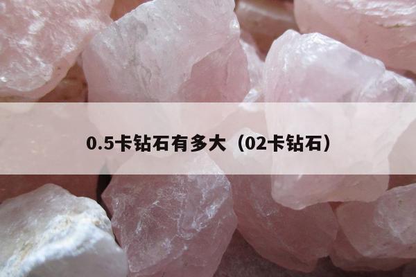 .5卡钻石有多大（02卡钻石）"