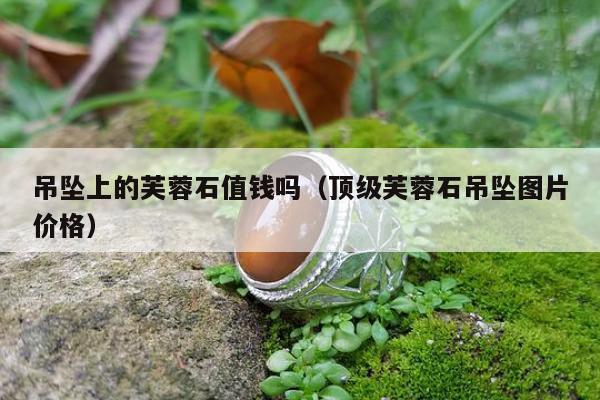 吊坠上的芙蓉石值钱吗（顶级芙蓉石吊坠图片价格）