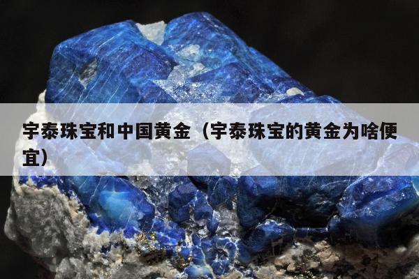 宇泰珠宝和中国黄金（宇泰珠宝的黄金为啥便宜）
