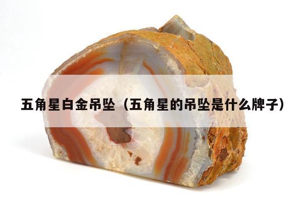 五角星白金吊坠（五角星的吊坠是什么牌子）