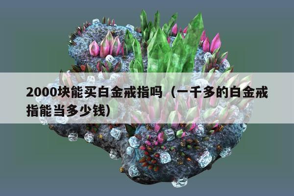 000块能买白金戒指吗（一千多的白金戒指能当多少钱）"