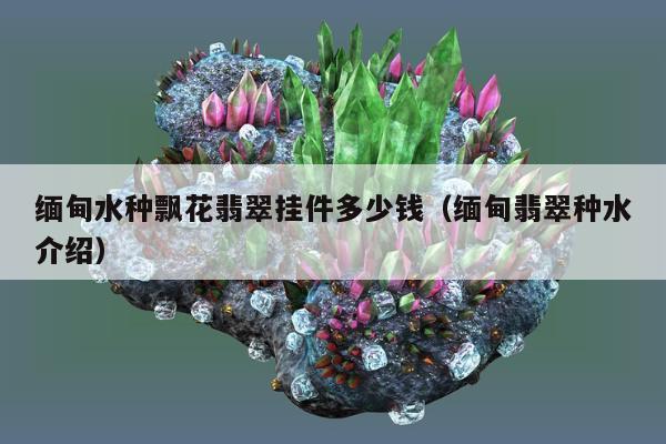 缅甸水种飘花翡翠挂件多少钱（缅甸翡翠种水介绍）