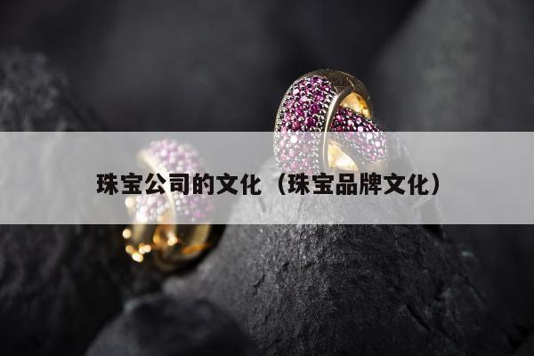 珠宝公司的文化（珠宝品牌文化）