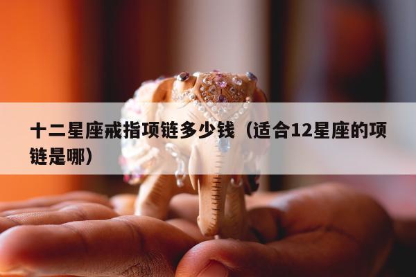 十二星座戒指项链多少钱（适合12星座的项链是哪）