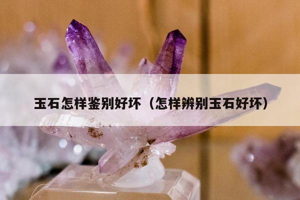 玉石怎样鉴别好坏（怎样辨别玉石好坏）