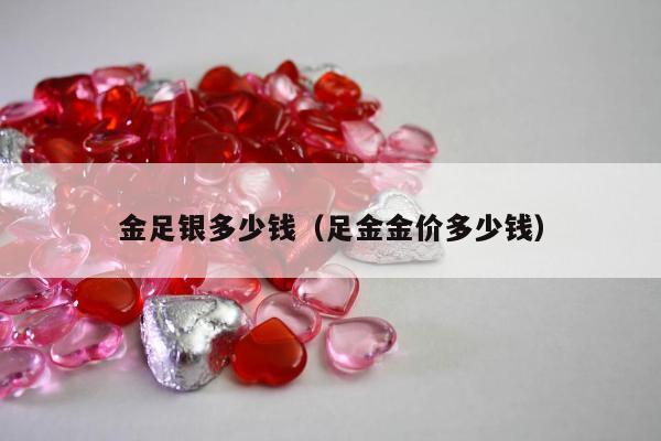 金足银多少钱（足金金价多少钱）