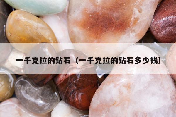 一千克拉的钻石（一千克拉的钻石多少钱）