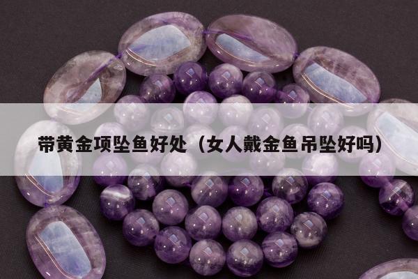 带黄金项坠鱼好处（女人戴金鱼吊坠好吗）