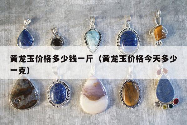 黄龙玉价格多少钱一斤（黄龙玉价格今天多少一克）