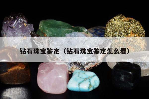 钻石珠宝鉴定（钻石珠宝鉴定怎么看）