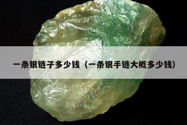 一条银链子多少钱（一条银手链大概多少钱）