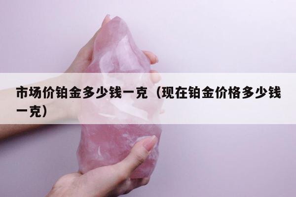 市场价铂金多少钱一克（现在铂金价格多少钱一克）