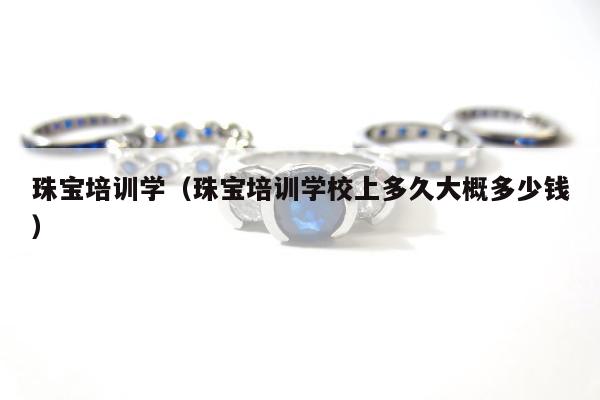 珠宝培训学（珠宝培训学校上多久大概多少钱）