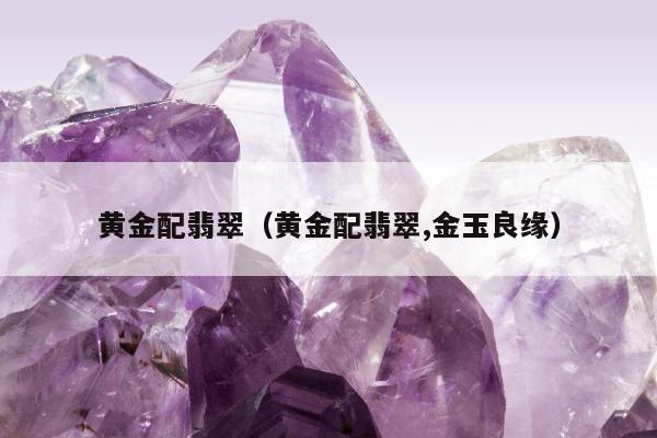 黄金配翡翠（黄金配翡翠,金玉良缘）