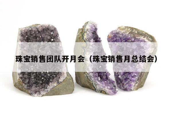 珠宝销售团队开月会（珠宝销售月总结会）