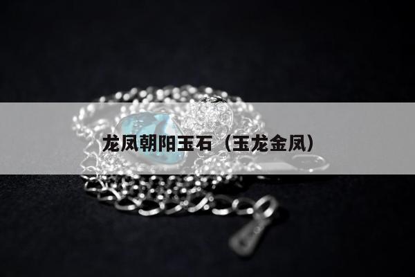 龙凤朝阳玉石（玉龙金凤）