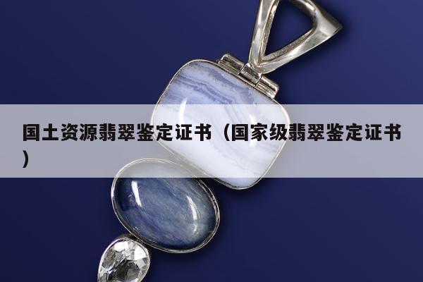 国土资源翡翠鉴定证书（国家级翡翠鉴定证书）