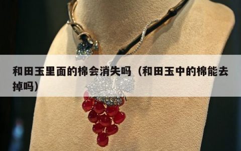 和田玉里面的棉会消失吗（和田玉中的棉能去掉吗）