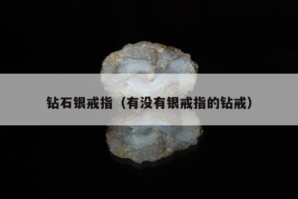 钻石银戒指（有没有银戒指的钻戒）