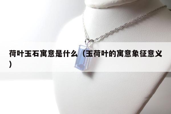 荷叶玉石寓意是什么（玉荷叶的寓意象征意义）