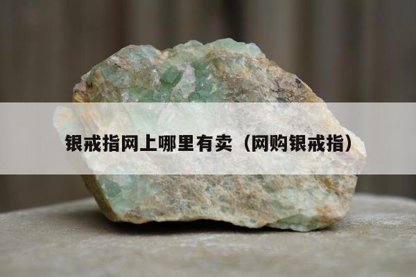 银戒指网上哪里有卖（网购银戒指）
