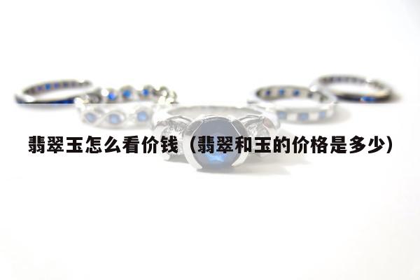 翡翠玉怎么看价钱（翡翠和玉的价格是多少）