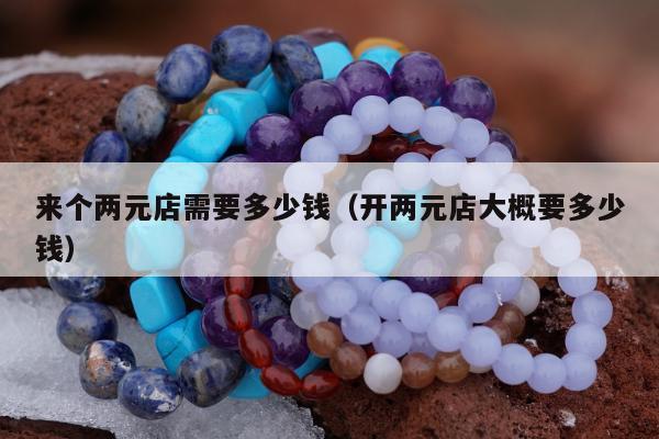 来个两元店需要多少钱（开两元店大概要多少钱）