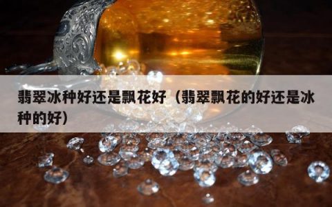 翡翠冰种好还是飘花好（翡翠飘花的好还是冰种的好）