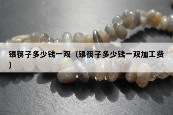 银筷子多少钱一双（银筷子多少钱一双加工费）