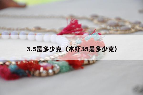 .5是多少克（木虾35是多少克）"