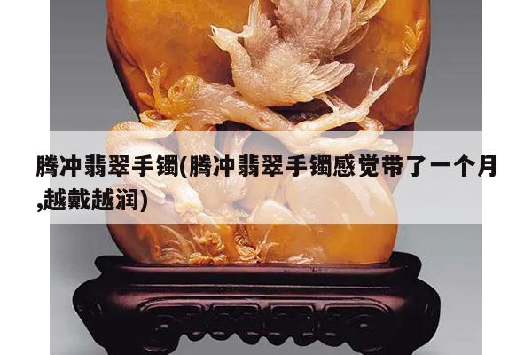 腾冲翡翠手镯(腾冲翡翠手镯感觉带了一个月,越戴越润)