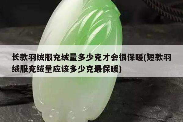 长款羽绒服充绒量多少克才会很保暖(短款羽绒服充绒量应该多少克最保暖)