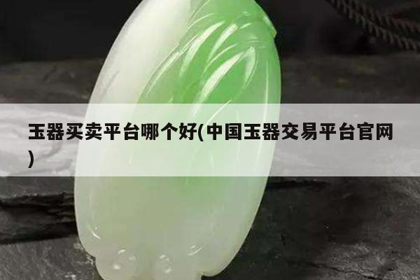 玉器买卖平台哪个好(中国玉器交易平台官网)