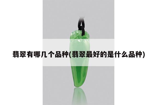 翡翠有哪几个品种(翡翠最好的是什么品种)