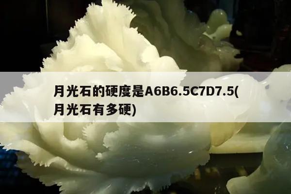 月光石的硬度是A6B6.5C7D7.5(月光石有多硬)