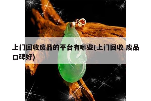 上门回收废品的平台有哪些(上门回收 废品口碑好)