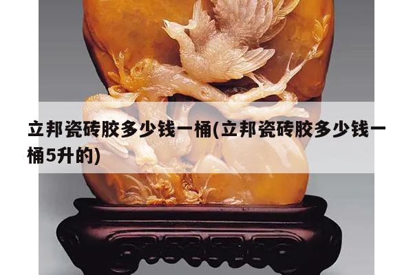立邦瓷砖胶多少钱一桶(立邦瓷砖胶多少钱一桶5升的)
